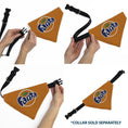 Load image into Gallery viewer, Pet Bandana - FANTA Orange Round Logo Orange/White/Blue
