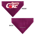 Load image into Gallery viewer, Pet Bandana - CHERRY COKE Cherry Logo Burgundy/Red/White
