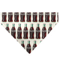 Load image into Gallery viewer, Pet Bandana - Coca-Cola Glass Bottles Collage White

