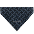 Load image into Gallery viewer, Pet Bandana - COCA-COLA Script Collage Navy/Light Blue
