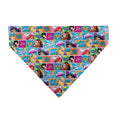 Load image into Gallery viewer, Pet Bandana - Disney Princess Pose and Quote Pop Art Blocks Multi Color
