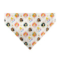 Load image into Gallery viewer, Pet Bandana - Disney Holiday Princess Poses and Icons Beige/Tan/Red
