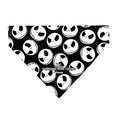 Load image into Gallery viewer, Pet Bandana - The Nightmare Before Christmas Jack Expressions Scattered Black/White
