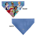 Load image into Gallery viewer, Pet Bandana - Disney Five Princesses Group Pose and Flowers Blues
