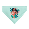 Load image into Gallery viewer, Pet Bandana - Moana Standing Pose and Plants Greens
