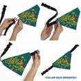 Load image into Gallery viewer, Pet Bandana - The Lion King Timon CHILL VIBES Hula Pose Blue/Multi Color
