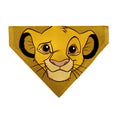 Load image into Gallery viewer, Pet Bandana - Lion King Young Simba Face Close-Up Orange
