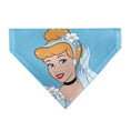 Load image into Gallery viewer, Pet Bandana - Cinderella Face Pose Close-Up Blues
