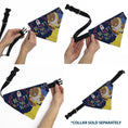 Load image into Gallery viewer, Pet Bandana - BEAUTY & THE BEAST Belle and Beast Dancing Pose Blue/Multi Color
