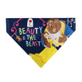 Load image into Gallery viewer, Pet Bandana - BEAUTY & THE BEAST Belle and Beast Dancing Pose Blue/Multi Color
