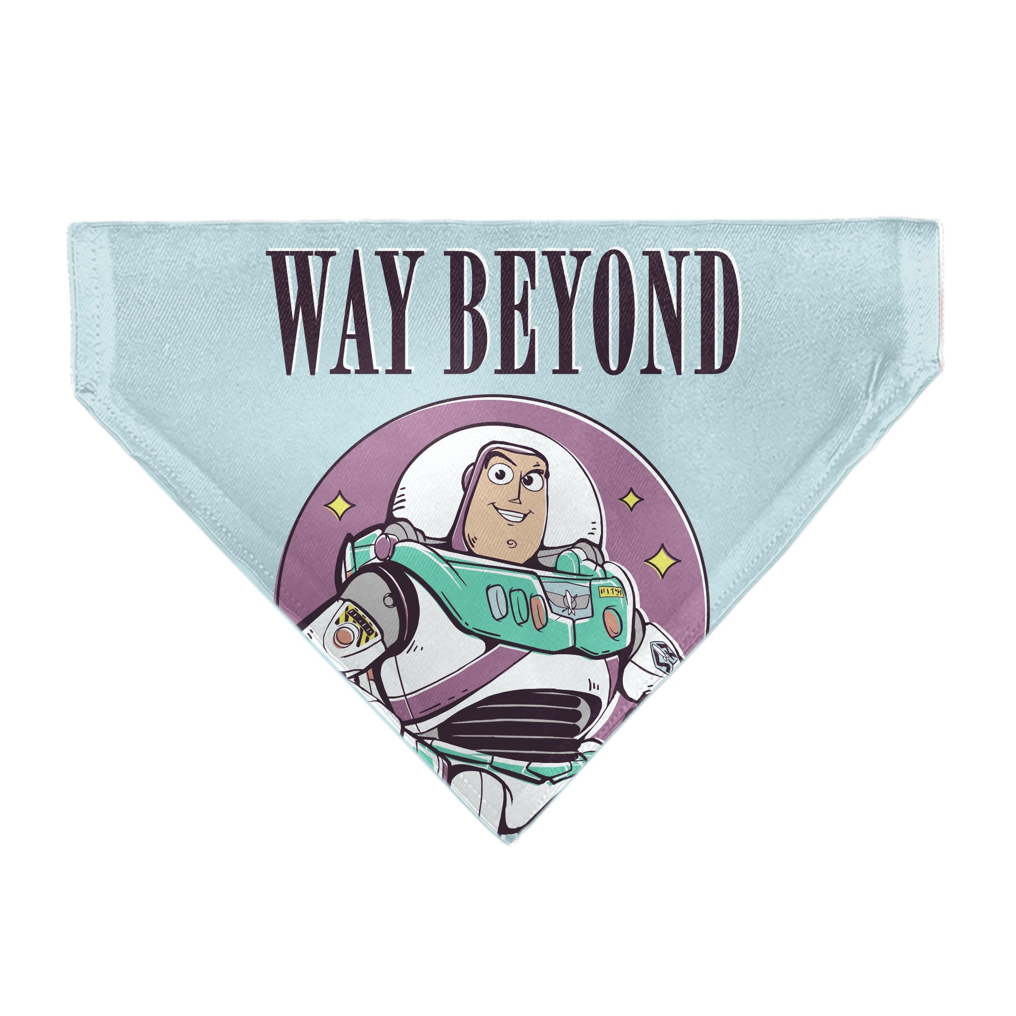 Pet Bandana - Toy Story Buzz Lightyear WAY BEYOND Pose Light Blue