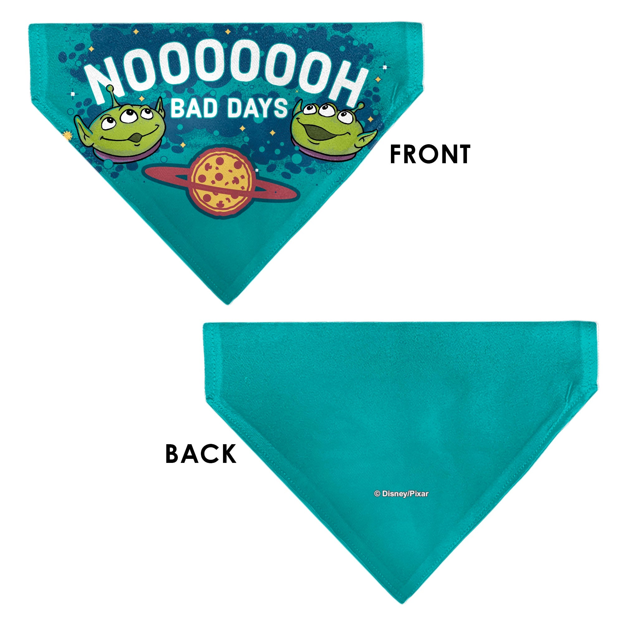 Pet Bandana - Toy Story Aliens NOH BAD DAYS Pizza Planet Pose Blues