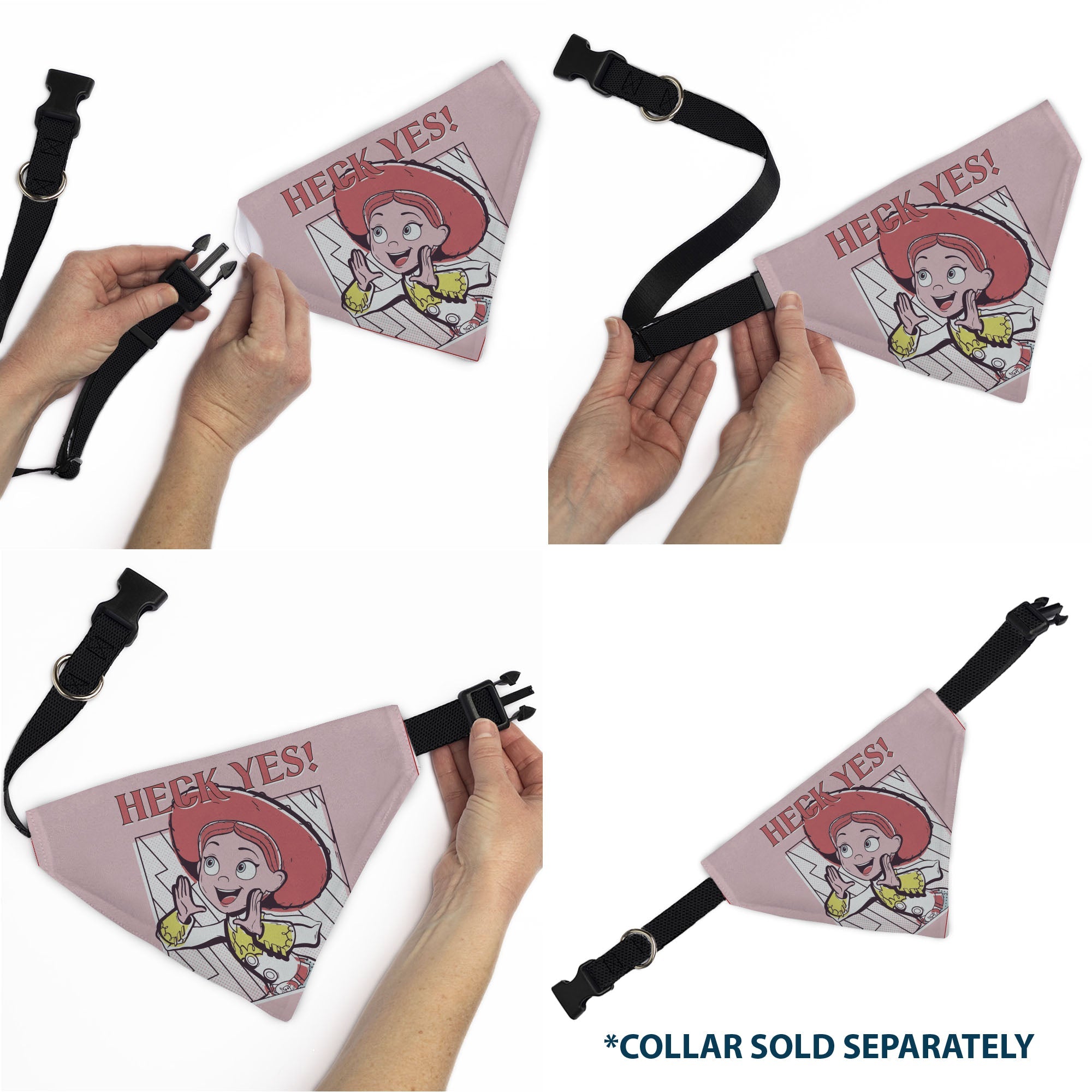 Pet Bandana - Toy Story Jessie HECK YES! Pose Pinks