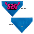Load image into Gallery viewer, Pet Bandana - Stitch EXPERIMENT 626 Logo Blue/Pink
