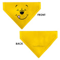 Load image into Gallery viewer, Pet Bandana - Winnie the Pooh Winking Smiling Face Golden Yellow
