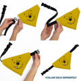 Load image into Gallery viewer, Pet Bandana - Winnie the Pooh Winking Smiling Face Golden Yellow
