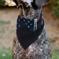 Load image into Gallery viewer, Pet Bandana - Ford BRONCO Americana Stars and Stripes Weathered Red/White/Blue
