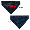 Load image into Gallery viewer, Pet Bandana - FORD Script Stacked Blues/Red
