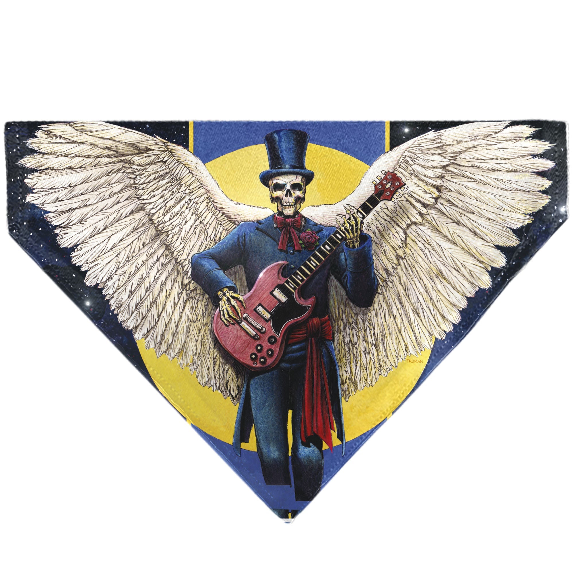Pet Bandana - Grateful Dead Dave's Picks Volume Six San Francisco and St. Louis Skeleton Cover Art