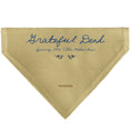 Load image into Gallery viewer, Pet Bandana - GRATEFUL DEAD THE OTHER ONE Roses and Text Tan/Blue/Red
