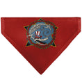 Load image into Gallery viewer, Pet Bandana - Grateful Dead Dave's Picks Volume Ten Alligator Bonus Cover Art Red

