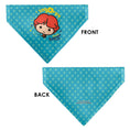 Load image into Gallery viewer, Pet Bandana - Chibi Harry Potter ENGORGIO CHARM Pose Polka Dot Blues
