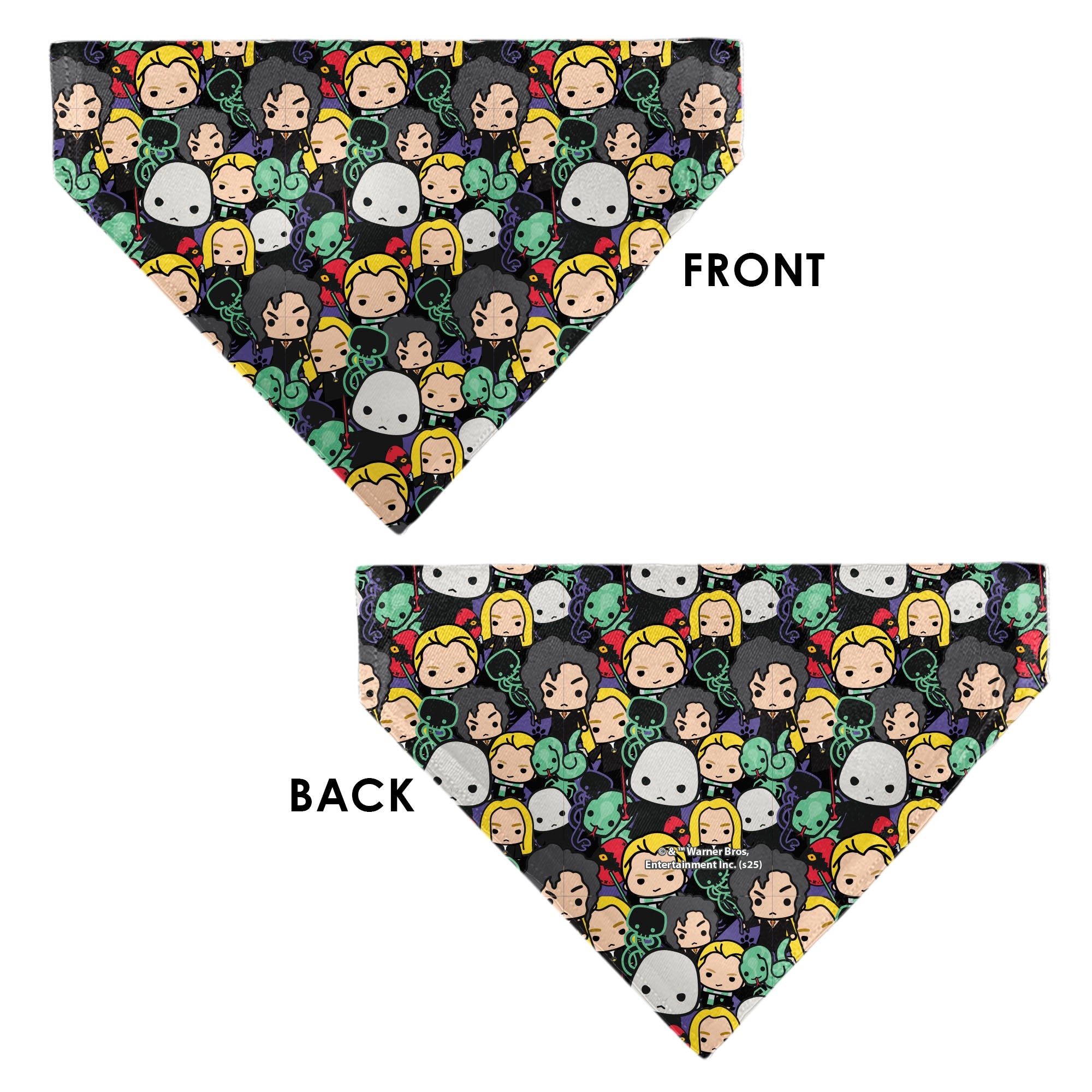Pet Bandana - Harry Potter Chibi Charm Dark Arts Characters Stacked