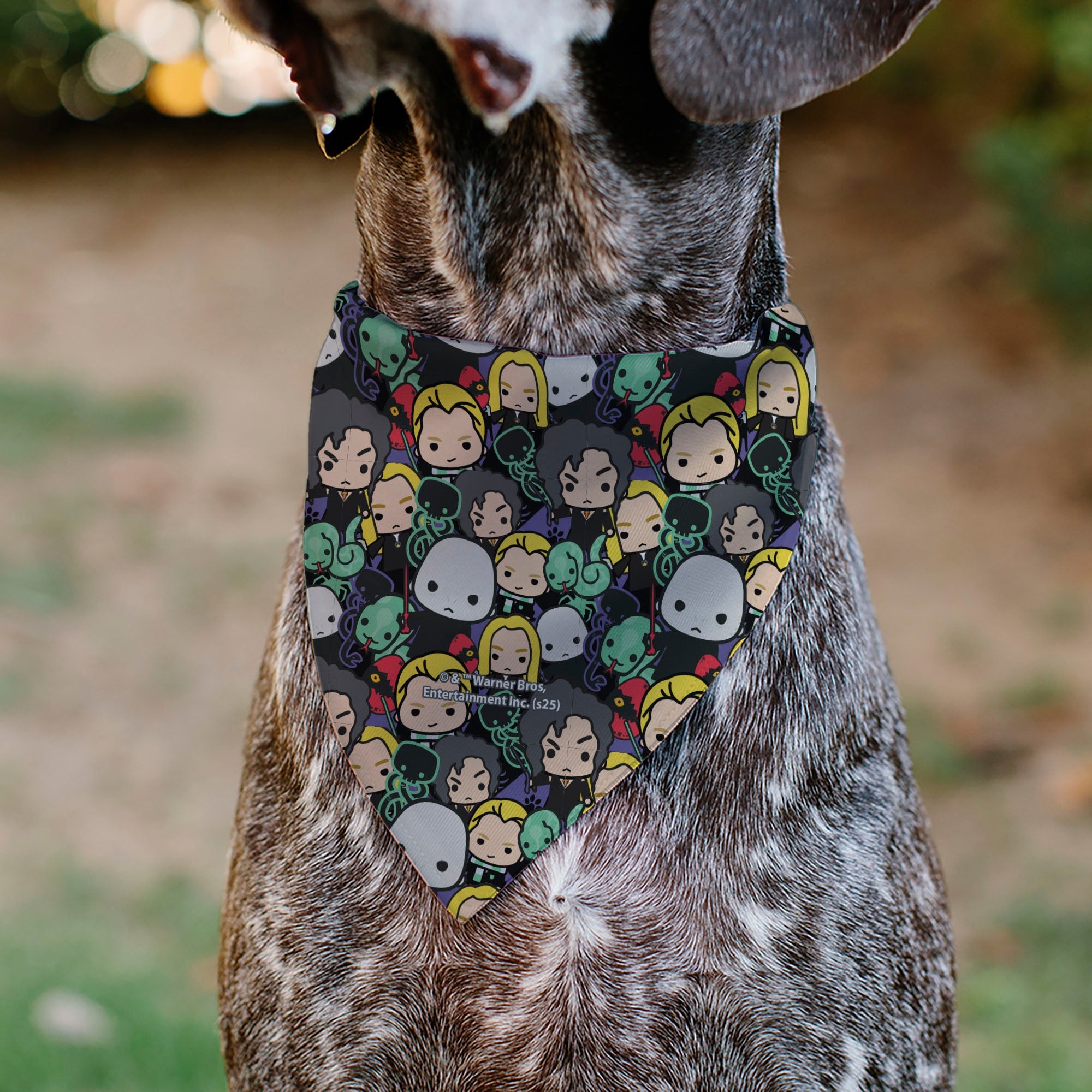 Pet Bandana - Harry Potter Chibi Charm Dark Arts Characters Stacked