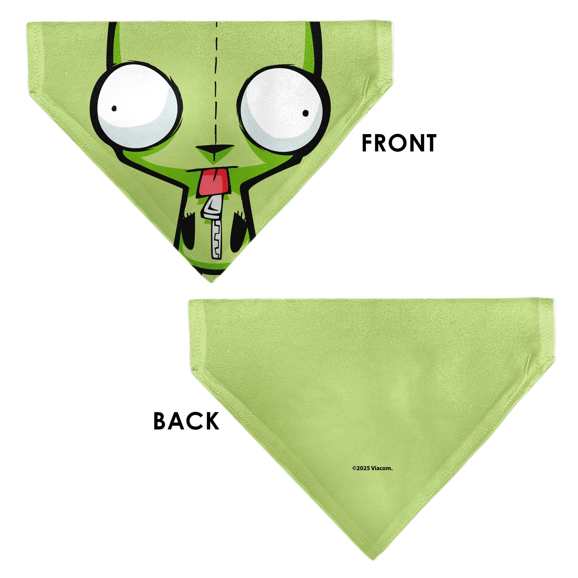 Pet Bandana - Invader Zim GIR Full Body Pose Close-Up Greens