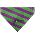 Load image into Gallery viewer, Pet Bandana - THE JOKER Title Logo and Stripe Green/Purple

