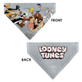 Load image into Gallery viewer, Pet Bandana - LOONEY TUNES Seven Character Running Pose Gray
