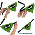 Load image into Gallery viewer, Pet Bandana - LOONEY TUNES Marvin the Martian Face Close-Up Green
