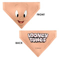 Load image into Gallery viewer, Pet Bandana - LOONEY TUNES Porky Pig Face Close-Up Peach
