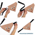 Load image into Gallery viewer, Pet Bandana - LOONEY TUNES Porky Pig Face Close-Up Peach
