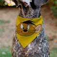 Load image into Gallery viewer, Pet Bandana - LOONEY TUNES Speedy Gonzales Face Close-Up Yellow
