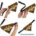 Load image into Gallery viewer, Pet Bandana - LOONEY TUNES Wile E. Coyote Face Close-Up Brown
