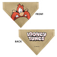 Load image into Gallery viewer, Pet Bandana - LOONEY TUNES Yosemite Sam Face Close-Up Tan
