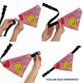 Load image into Gallery viewer, Pet Bandana - Tweety Bird BE MY CUPCAKE Sweets Pose and Title Logo Pink
