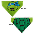 Load image into Gallery viewer, Pet Bandana - Ninja Turtles Leonardo Face and Turtle Shell Character Close-Up Green
