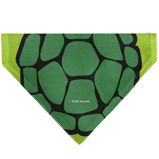 Pet Bandana - Ninja Turtles Raphael Face and Turtle Shell Character Close-Up Green