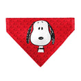 Load image into Gallery viewer, Pet Bandana - Peanuts Snoopy Face and Profile Pose Reds
