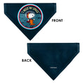 Load image into Gallery viewer, Pet Bandana - Peanuts Astronaut Snoopy I NEED MY SPACE Pose Blue
