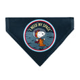 Load image into Gallery viewer, Pet Bandana - Peanuts Astronaut Snoopy I NEED MY SPACE Pose Blue
