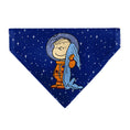 Load image into Gallery viewer, Pet Bandana - Peanuts Astronaut Linus Security Blanket Space Pose Blue
