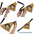 Load image into Gallery viewer, Pet Bandana - Peanuts Marcie Smiling Face Pose Yellow
