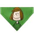 Load image into Gallery viewer, Pet Bandana - Peanuts Peppermint Patty Smiling Face Pose Green
