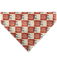Load image into Gallery viewer, Pet Bandana - Peanuts Snoopy YEE HAW AMERICA Pose Checker Ivory/Red/Blues
