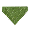 Load image into Gallery viewer, Pet Bandana - Rick and Morty Pickle Rick Pose Scattered Greens
