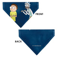Load image into Gallery viewer, Pet Bandana - Rick and Morty Arms Crossed Pose Blue
