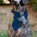 Load image into Gallery viewer, Pet Bandana - Rick and Morty Arms Crossed Pose Blue
